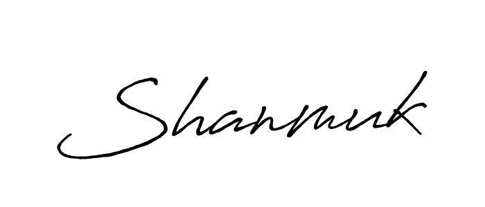 Shanmuk stylish signature style. Best Handwritten Sign (Antro_Vectra_Bolder) for my name. Handwritten Signature Collection Ideas for my name Shanmuk. Shanmuk signature style 7 images and pictures png