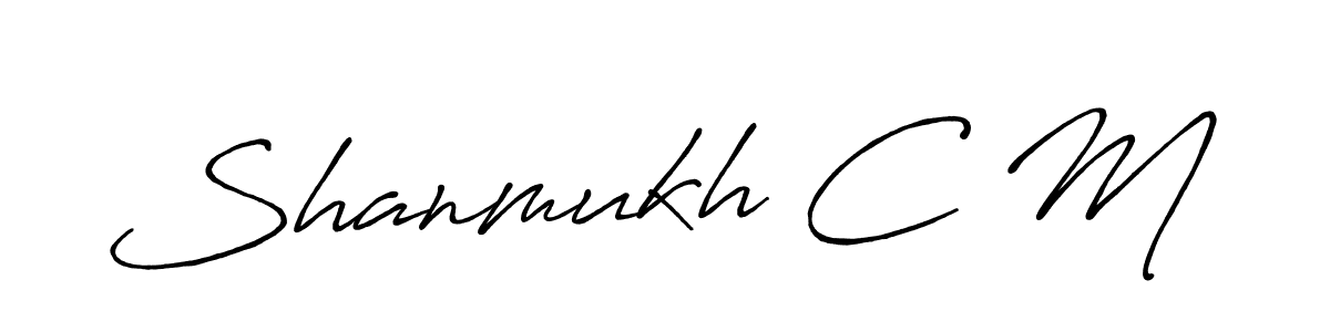 See photos of Shanmukh C M official signature by Spectra . Check more albums & portfolios. Read reviews & check more about Antro_Vectra_Bolder font. Shanmukh C M signature style 7 images and pictures png