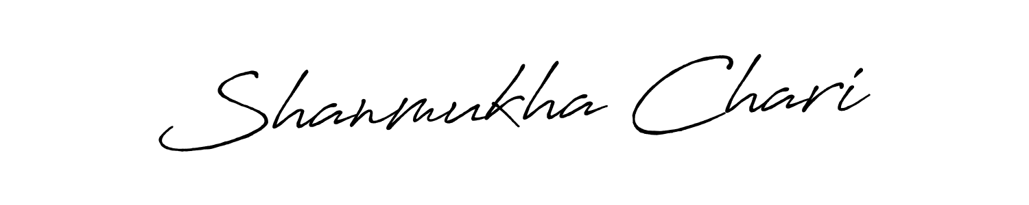 The best way (Antro_Vectra_Bolder) to make a short signature is to pick only two or three words in your name. The name Shanmukha Chari include a total of six letters. For converting this name. Shanmukha Chari signature style 7 images and pictures png