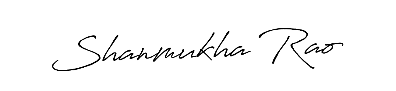 if you are searching for the best signature style for your name Shanmukha Rao. so please give up your signature search. here we have designed multiple signature styles  using Antro_Vectra_Bolder. Shanmukha Rao signature style 7 images and pictures png