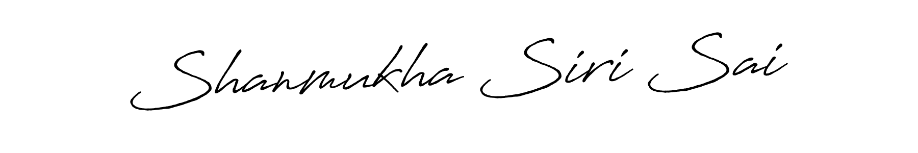 Similarly Antro_Vectra_Bolder is the best handwritten signature design. Signature creator online .You can use it as an online autograph creator for name Shanmukha Siri Sai. Shanmukha Siri Sai signature style 7 images and pictures png