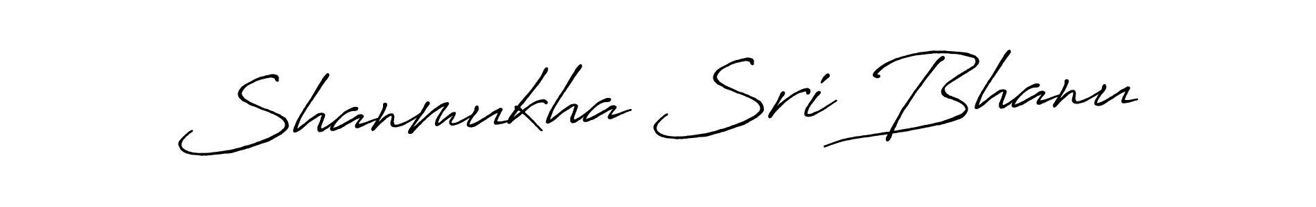 It looks lik you need a new signature style for name Shanmukha Sri Bhanu. Design unique handwritten (Antro_Vectra_Bolder) signature with our free signature maker in just a few clicks. Shanmukha Sri Bhanu signature style 7 images and pictures png