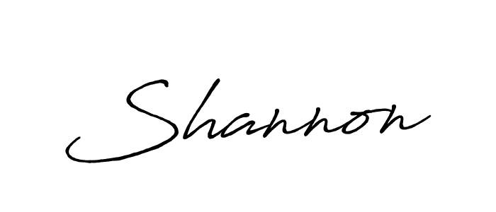 Make a beautiful signature design for name Shannon. With this signature (Antro_Vectra_Bolder) style, you can create a handwritten signature for free. Shannon signature style 7 images and pictures png