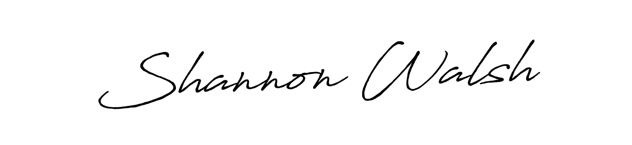 Use a signature maker to create a handwritten signature online. With this signature software, you can design (Antro_Vectra_Bolder) your own signature for name Shannon Walsh. Shannon Walsh signature style 7 images and pictures png