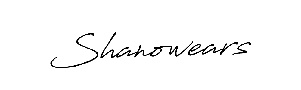 Shanowears stylish signature style. Best Handwritten Sign (Antro_Vectra_Bolder) for my name. Handwritten Signature Collection Ideas for my name Shanowears. Shanowears signature style 7 images and pictures png