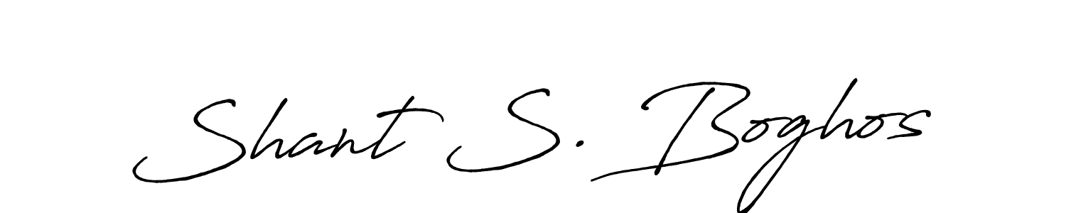 Similarly Antro_Vectra_Bolder is the best handwritten signature design. Signature creator online .You can use it as an online autograph creator for name Shant S. Boghos. Shant S. Boghos signature style 7 images and pictures png