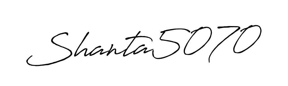 Design your own signature with our free online signature maker. With this signature software, you can create a handwritten (Antro_Vectra_Bolder) signature for name Shanta5070. Shanta5070 signature style 7 images and pictures png