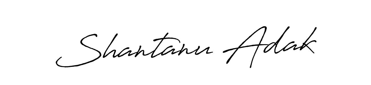 How to make Shantanu Adak signature? Antro_Vectra_Bolder is a professional autograph style. Create handwritten signature for Shantanu Adak name. Shantanu Adak signature style 7 images and pictures png