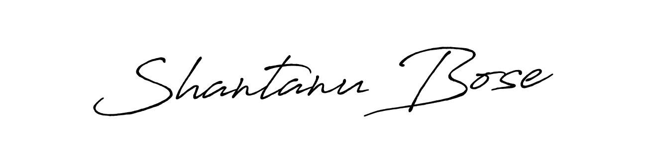 It looks lik you need a new signature style for name Shantanu Bose. Design unique handwritten (Antro_Vectra_Bolder) signature with our free signature maker in just a few clicks. Shantanu Bose signature style 7 images and pictures png