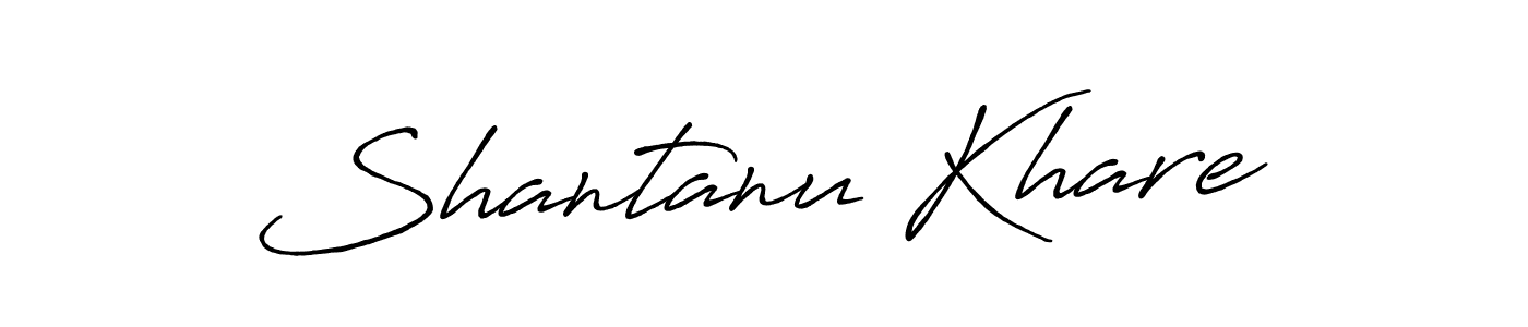 Make a beautiful signature design for name Shantanu Khare. Use this online signature maker to create a handwritten signature for free. Shantanu Khare signature style 7 images and pictures png