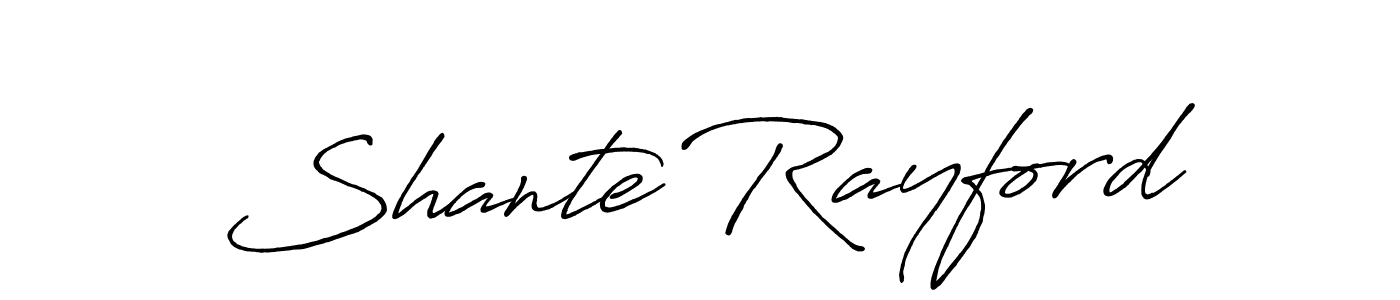 The best way (Antro_Vectra_Bolder) to make a short signature is to pick only two or three words in your name. The name Shante Rayford include a total of six letters. For converting this name. Shante Rayford signature style 7 images and pictures png