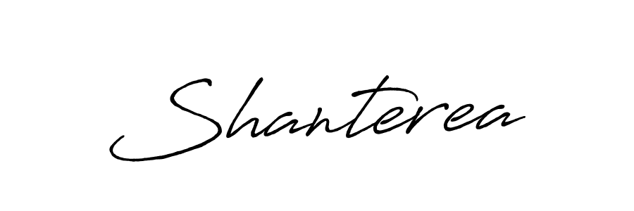 How to make Shanterea name signature. Use Antro_Vectra_Bolder style for creating short signs online. This is the latest handwritten sign. Shanterea signature style 7 images and pictures png