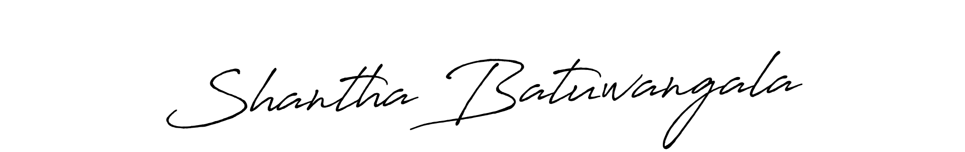 It looks lik you need a new signature style for name Shantha Batuwangala. Design unique handwritten (Antro_Vectra_Bolder) signature with our free signature maker in just a few clicks. Shantha Batuwangala signature style 7 images and pictures png