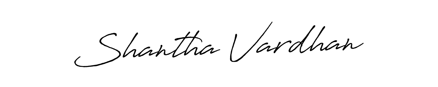 Antro_Vectra_Bolder is a professional signature style that is perfect for those who want to add a touch of class to their signature. It is also a great choice for those who want to make their signature more unique. Get Shantha Vardhan name to fancy signature for free. Shantha Vardhan signature style 7 images and pictures png
