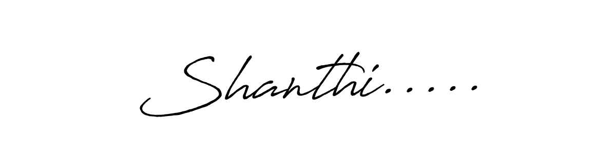 Also we have Shanthi..... name is the best signature style. Create professional handwritten signature collection using Antro_Vectra_Bolder autograph style. Shanthi..... signature style 7 images and pictures png