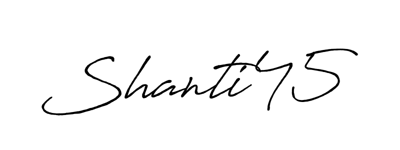 Shanti45 stylish signature style. Best Handwritten Sign (Antro_Vectra_Bolder) for my name. Handwritten Signature Collection Ideas for my name Shanti45. Shanti45 signature style 7 images and pictures png