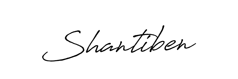 Make a beautiful signature design for name Shantiben. Use this online signature maker to create a handwritten signature for free. Shantiben signature style 7 images and pictures png