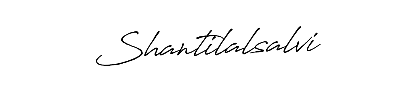 Make a beautiful signature design for name Shantilalsalvi. With this signature (Antro_Vectra_Bolder) style, you can create a handwritten signature for free. Shantilalsalvi signature style 7 images and pictures png