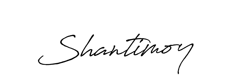 Also we have Shantimoy name is the best signature style. Create professional handwritten signature collection using Antro_Vectra_Bolder autograph style. Shantimoy signature style 7 images and pictures png