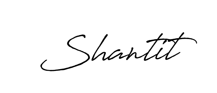 You should practise on your own different ways (Antro_Vectra_Bolder) to write your name (Shantit) in signature. don't let someone else do it for you. Shantit signature style 7 images and pictures png