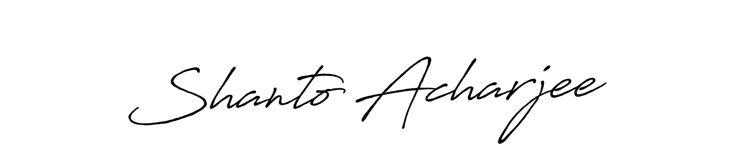 Also You can easily find your signature by using the search form. We will create Shanto Acharjee name handwritten signature images for you free of cost using Antro_Vectra_Bolder sign style. Shanto Acharjee signature style 7 images and pictures png