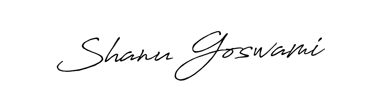 Also You can easily find your signature by using the search form. We will create Shanu Goswami name handwritten signature images for you free of cost using Antro_Vectra_Bolder sign style. Shanu Goswami signature style 7 images and pictures png