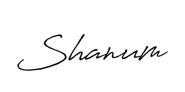 It looks lik you need a new signature style for name Shanum. Design unique handwritten (Antro_Vectra_Bolder) signature with our free signature maker in just a few clicks. Shanum signature style 7 images and pictures png