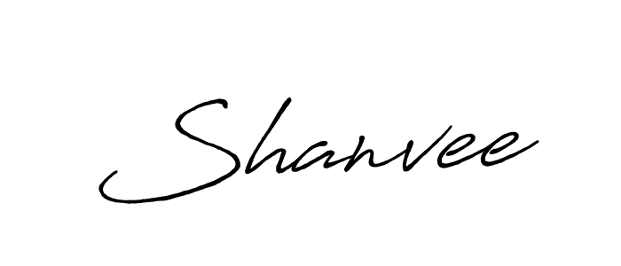 Make a beautiful signature design for name Shanvee. With this signature (Antro_Vectra_Bolder) style, you can create a handwritten signature for free. Shanvee signature style 7 images and pictures png