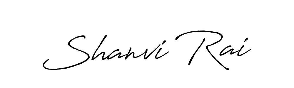 The best way (Antro_Vectra_Bolder) to make a short signature is to pick only two or three words in your name. The name Shanvi Rai include a total of six letters. For converting this name. Shanvi Rai signature style 7 images and pictures png