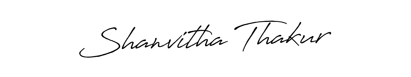 It looks lik you need a new signature style for name Shanvitha Thakur. Design unique handwritten (Antro_Vectra_Bolder) signature with our free signature maker in just a few clicks. Shanvitha Thakur signature style 7 images and pictures png