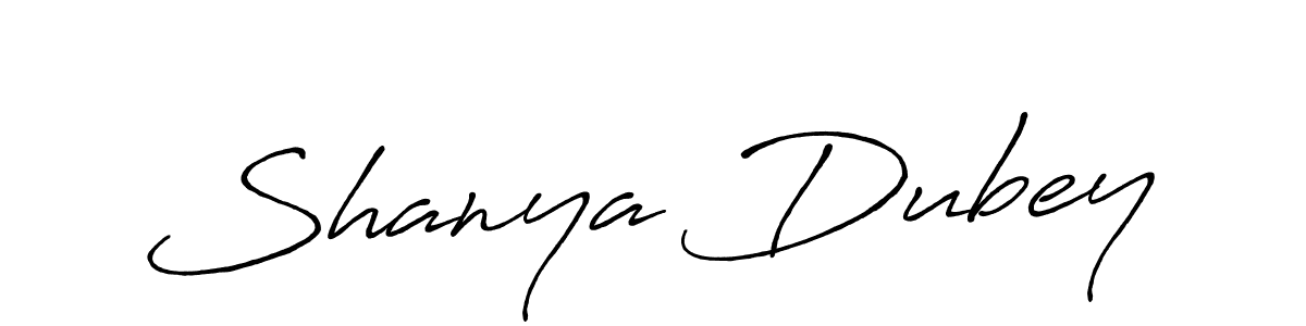 Use a signature maker to create a handwritten signature online. With this signature software, you can design (Antro_Vectra_Bolder) your own signature for name Shanya Dubey. Shanya Dubey signature style 7 images and pictures png