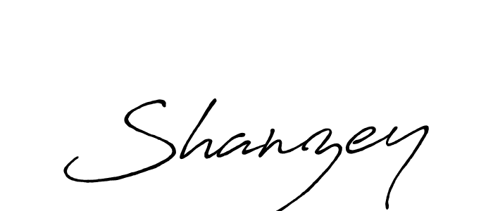 How to make Shanzey signature? Antro_Vectra_Bolder is a professional autograph style. Create handwritten signature for Shanzey name. Shanzey signature style 7 images and pictures png