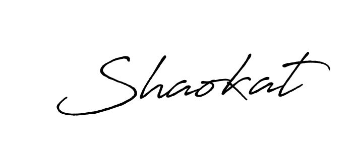 Make a beautiful signature design for name Shaokat. Use this online signature maker to create a handwritten signature for free. Shaokat signature style 7 images and pictures png
