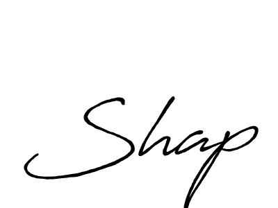 How to make Shap signature? Antro_Vectra_Bolder is a professional autograph style. Create handwritten signature for Shap name. Shap signature style 7 images and pictures png