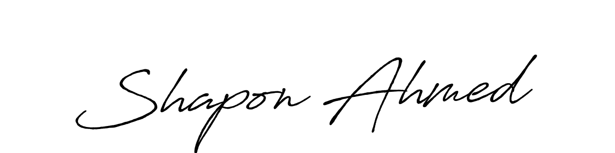 Here are the top 10 professional signature styles for the name Shapon Ahmed. These are the best autograph styles you can use for your name. Shapon Ahmed signature style 7 images and pictures png
