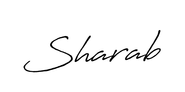 Similarly Antro_Vectra_Bolder is the best handwritten signature design. Signature creator online .You can use it as an online autograph creator for name Sharab. Sharab signature style 7 images and pictures png