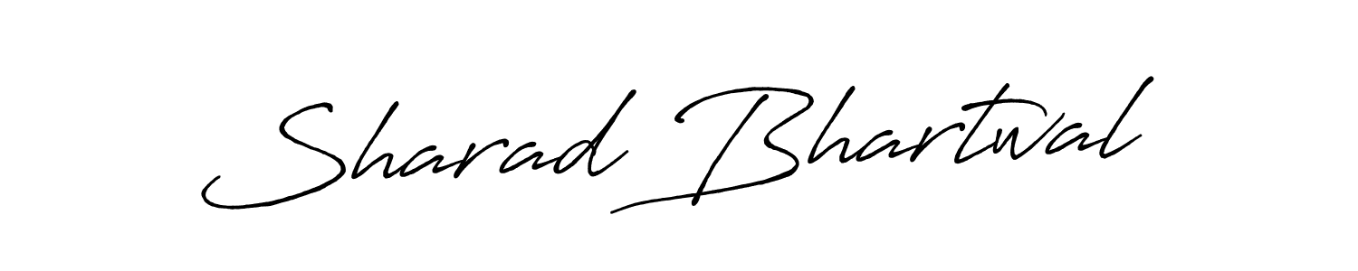 Use a signature maker to create a handwritten signature online. With this signature software, you can design (Antro_Vectra_Bolder) your own signature for name Sharad Bhartwal. Sharad Bhartwal signature style 7 images and pictures png