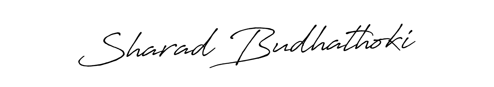 Design your own signature with our free online signature maker. With this signature software, you can create a handwritten (Antro_Vectra_Bolder) signature for name Sharad Budhathoki. Sharad Budhathoki signature style 7 images and pictures png