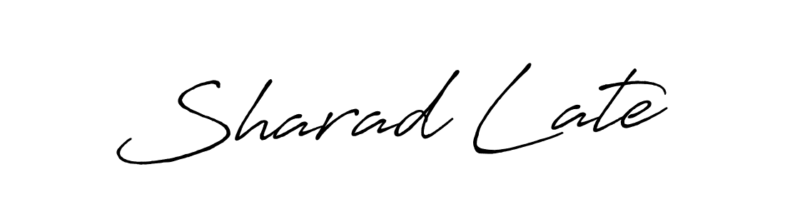 Once you've used our free online signature maker to create your best signature Antro_Vectra_Bolder style, it's time to enjoy all of the benefits that Sharad Late name signing documents. Sharad Late signature style 7 images and pictures png