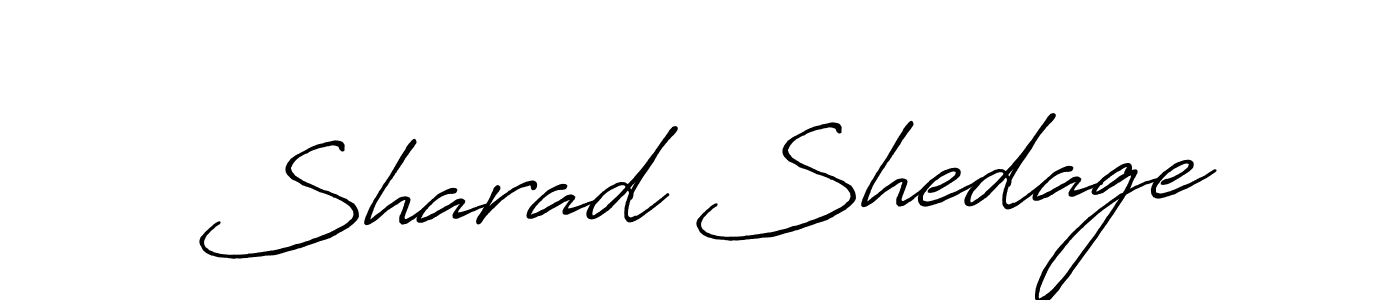 How to make Sharad Shedage signature? Antro_Vectra_Bolder is a professional autograph style. Create handwritten signature for Sharad Shedage name. Sharad Shedage signature style 7 images and pictures png
