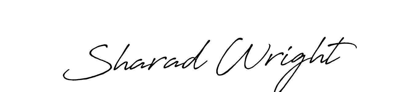 Make a beautiful signature design for name Sharad Wright. Use this online signature maker to create a handwritten signature for free. Sharad Wright signature style 7 images and pictures png
