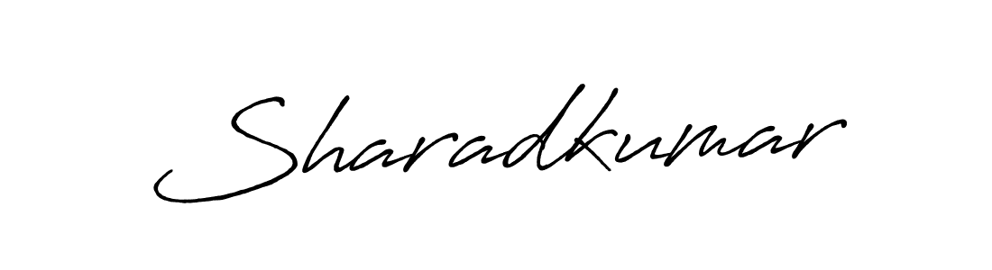 Make a beautiful signature design for name Sharadkumar. With this signature (Antro_Vectra_Bolder) style, you can create a handwritten signature for free. Sharadkumar signature style 7 images and pictures png