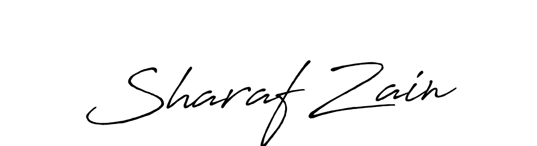 Make a beautiful signature design for name Sharaf Zain. Use this online signature maker to create a handwritten signature for free. Sharaf Zain signature style 7 images and pictures png