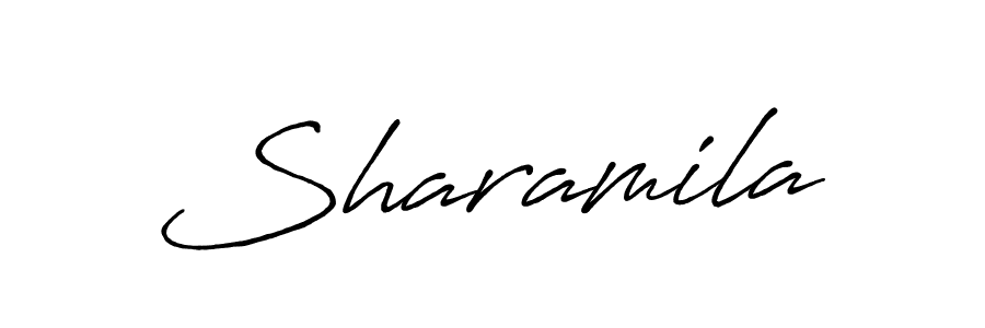 You should practise on your own different ways (Antro_Vectra_Bolder) to write your name (Sharamila) in signature. don't let someone else do it for you. Sharamila signature style 7 images and pictures png