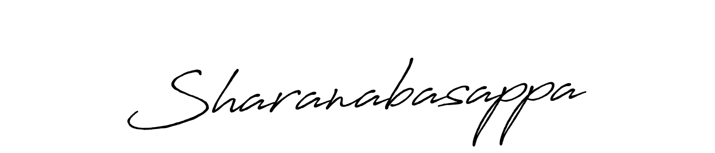 How to make Sharanabasappa name signature. Use Antro_Vectra_Bolder style for creating short signs online. This is the latest handwritten sign. Sharanabasappa signature style 7 images and pictures png