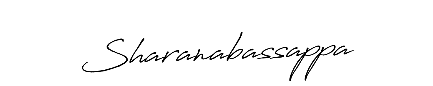 Also we have Sharanabassappa name is the best signature style. Create professional handwritten signature collection using Antro_Vectra_Bolder autograph style. Sharanabassappa signature style 7 images and pictures png