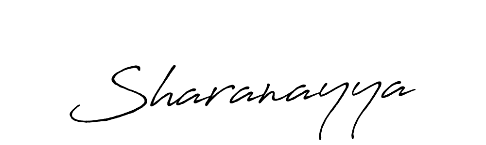 Make a beautiful signature design for name Sharanayya. With this signature (Antro_Vectra_Bolder) style, you can create a handwritten signature for free. Sharanayya signature style 7 images and pictures png