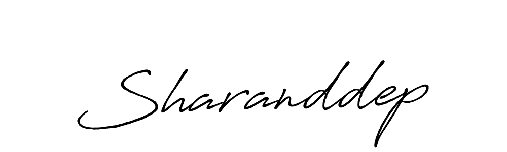 Design your own signature with our free online signature maker. With this signature software, you can create a handwritten (Antro_Vectra_Bolder) signature for name Sharanddep. Sharanddep signature style 7 images and pictures png