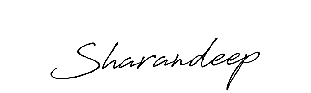 Design your own signature with our free online signature maker. With this signature software, you can create a handwritten (Antro_Vectra_Bolder) signature for name Sharandeep. Sharandeep signature style 7 images and pictures png