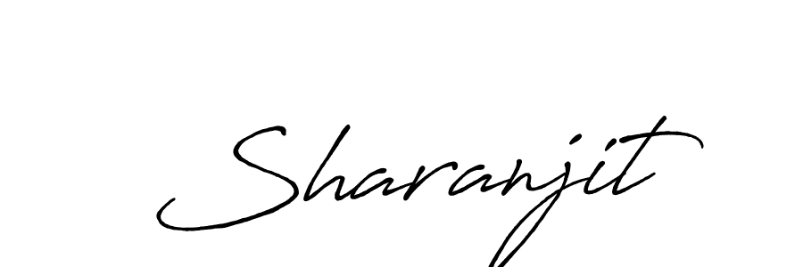 Sharanjit stylish signature style. Best Handwritten Sign (Antro_Vectra_Bolder) for my name. Handwritten Signature Collection Ideas for my name Sharanjit. Sharanjit signature style 7 images and pictures png